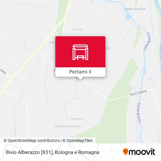 Mappa Bivio Alberazzo [831]