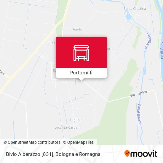 Mappa Bivio Alberazzo [831]