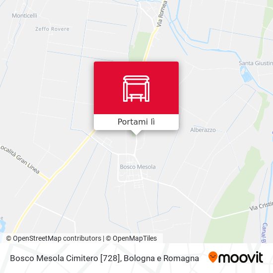 Mappa Bosco Mesola Cimitero [728]