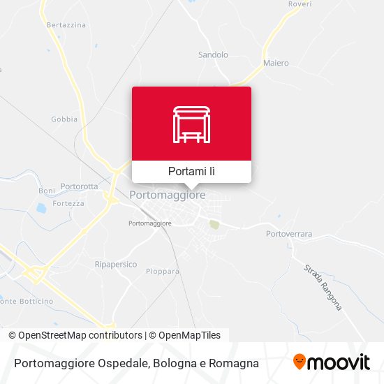 Mappa Portomaggiore Ospedale