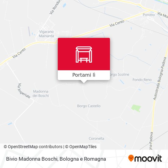 Mappa Bivio Madonna Boschi