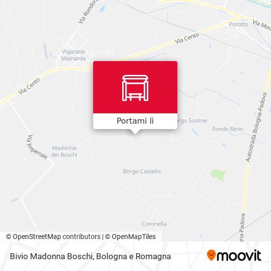 Mappa Bivio Madonna Boschi