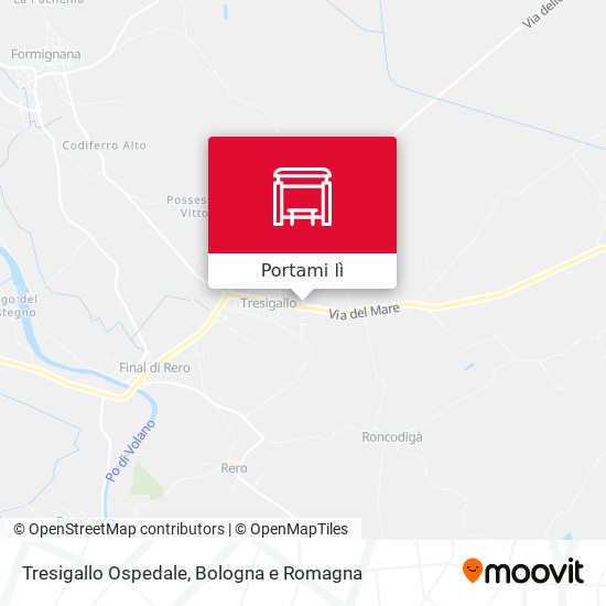 Mappa Tresigallo Ospedale