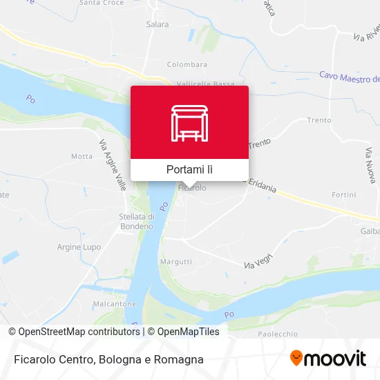 Mappa Ficarolo Centro