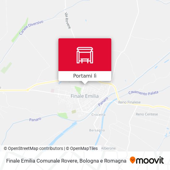 Mappa Finale Emilia Comunale Rovere