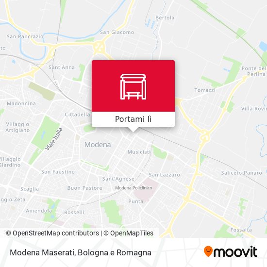 Mappa Modena Maserati