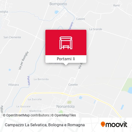Mappa Campazzo La Selvatica