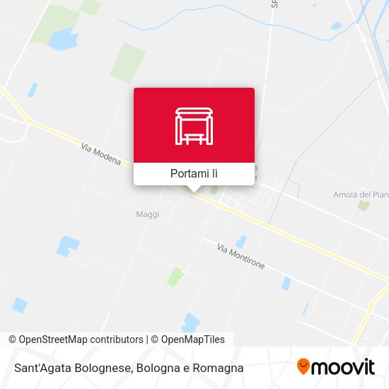 Mappa Sant'Agata Bolognese