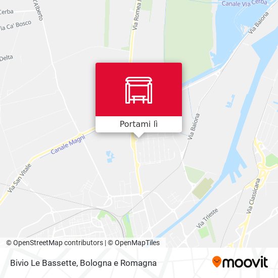 Mappa Bivio Le Bassette
