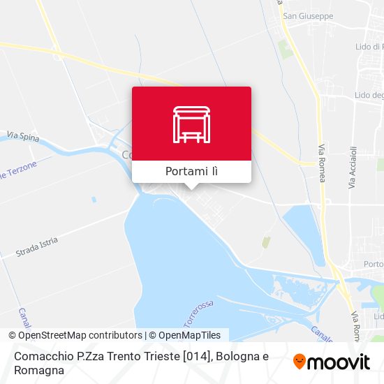 Mappa Comacchio P.Zza Trento Trieste [014]