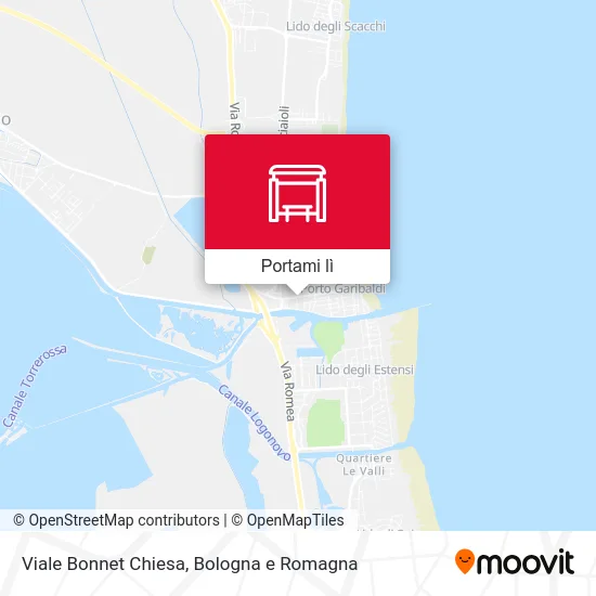 Mappa Viale Bonnet Chiesa