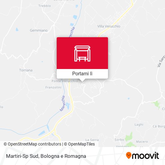 Mappa Martiri-Sp Sud