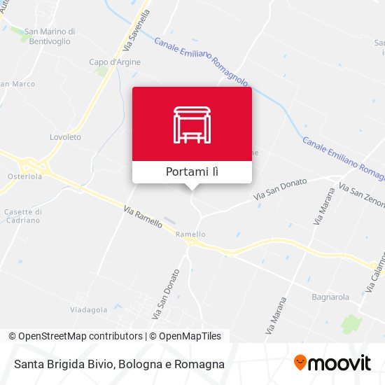 Mappa Santa Brigida Bivio