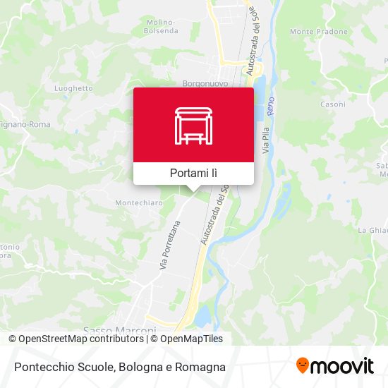 Mappa Pontecchio Scuole