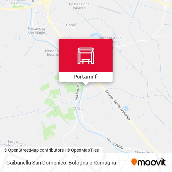 Mappa Gaibanella San Domenico