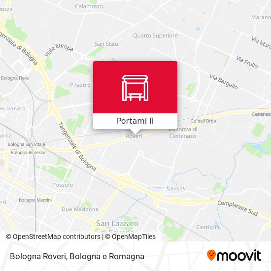 Mappa Bologna Roveri