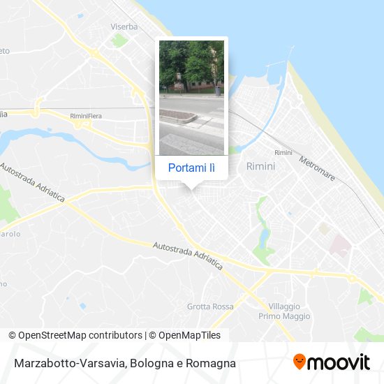 Mappa Marzabotto-Varsavia