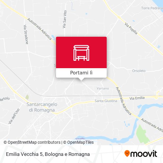 Mappa Emilia Vecchia 5