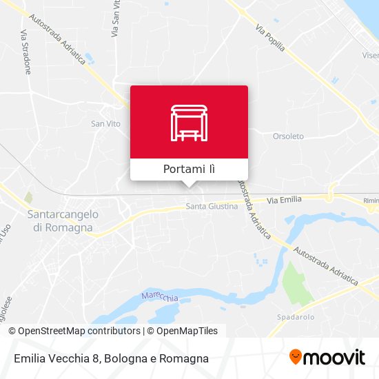Mappa Emilia Vecchia 8