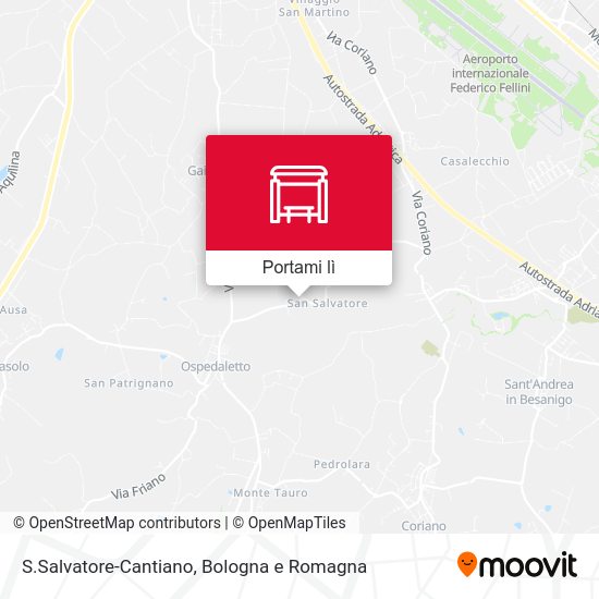 Mappa S.Salvatore-Cantiano