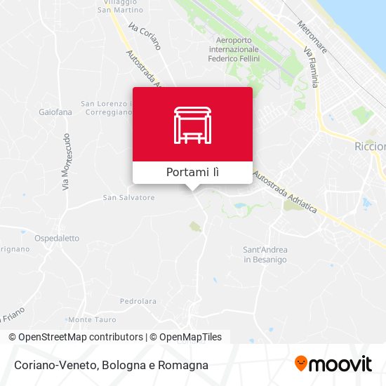 Mappa Coriano-Veneto