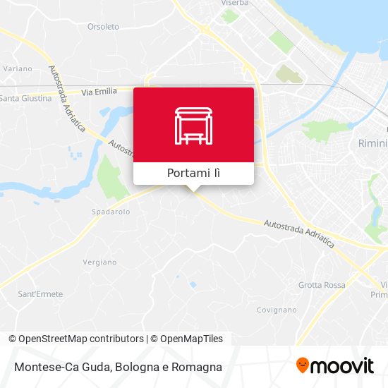 Mappa Montese-Ca Guda