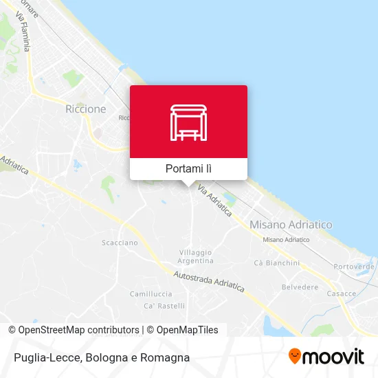 Mappa Puglia-Lecce