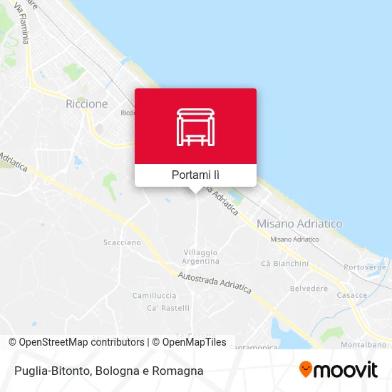 Mappa Puglia-Bitonto