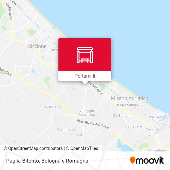 Mappa Puglia-Bitonto