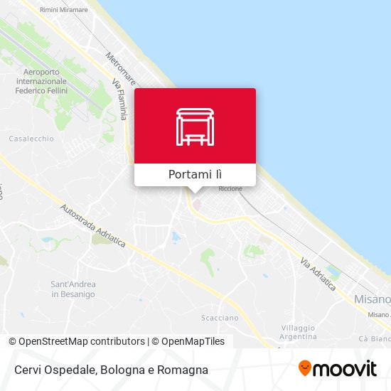 Mappa Cervi Ospedale