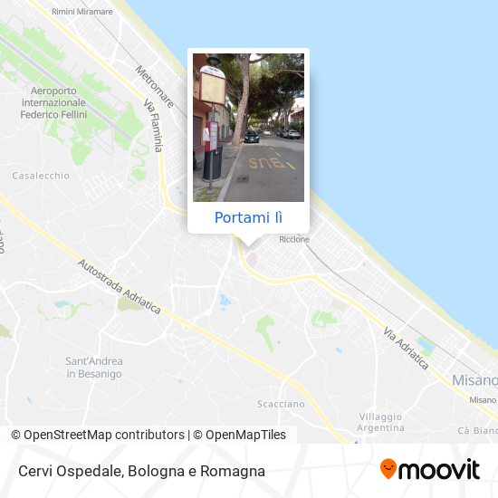 Mappa Cervi Ospedale