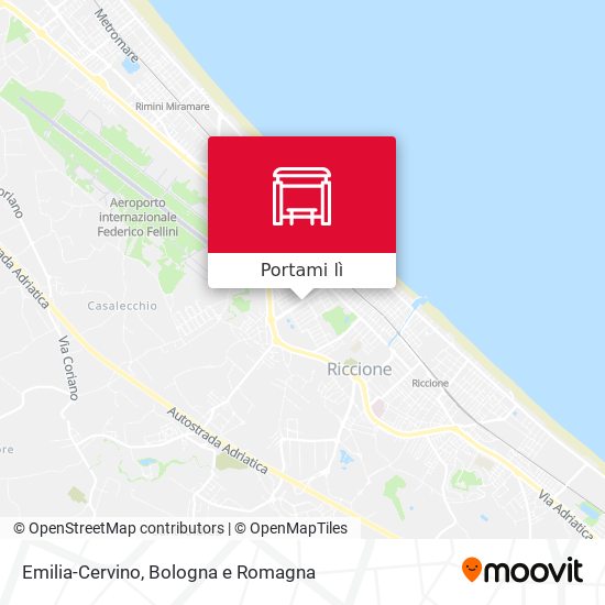 Mappa Emilia-Cervino