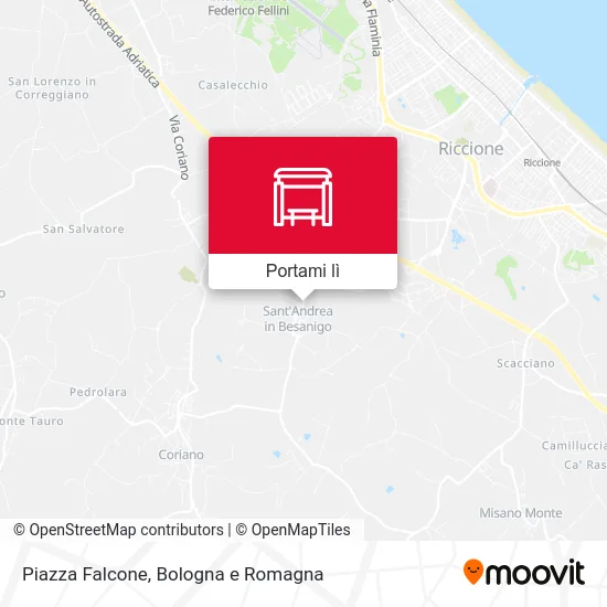 Mappa Piazza Falcone