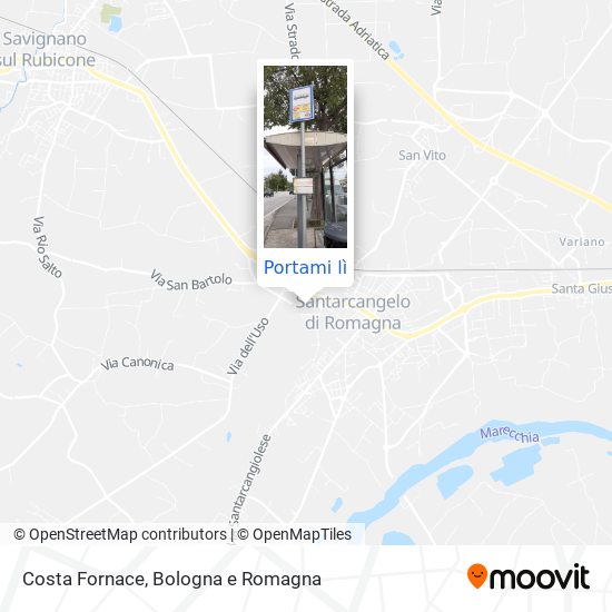 Mappa Costa Fornace