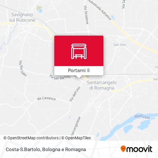 Mappa Costa-S.Bartolo