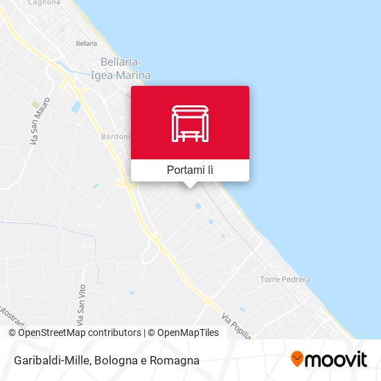 Mappa Garibaldi-Mille