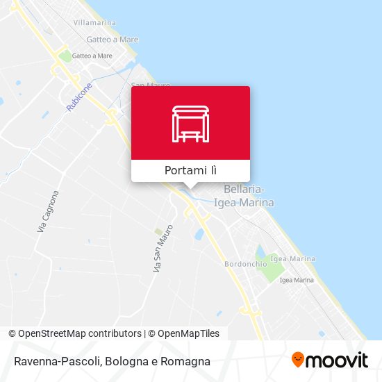 Mappa Ravenna-Pascoli