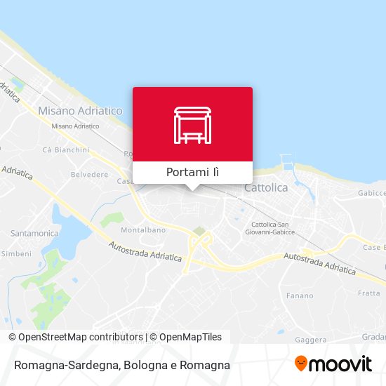 Mappa Romagna-Sardegna