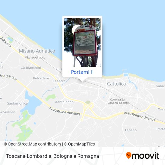 Mappa Toscana-Lombardia
