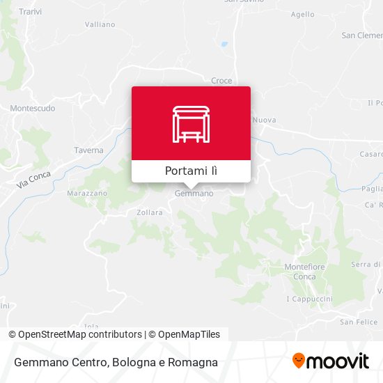 Mappa Gemmano Centro