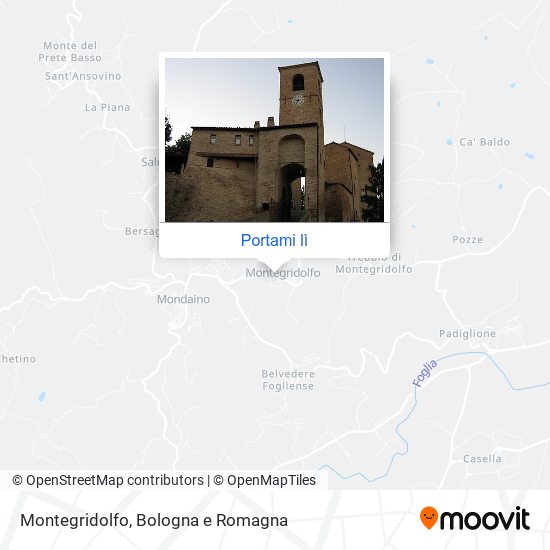 Mappa Montegridolfo