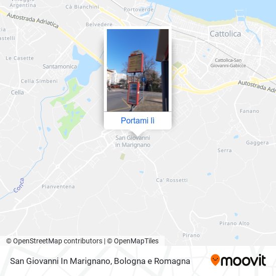 Mappa San Giovanni In Marignano