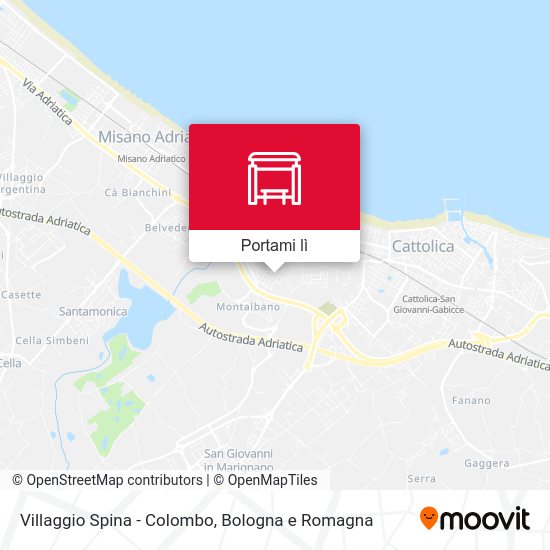 Mappa Villaggio Spina - Colombo