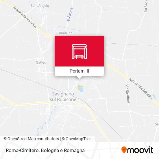 Mappa Roma-Cimitero