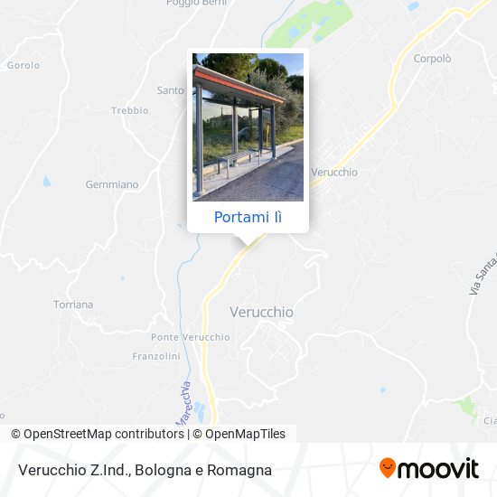Mappa Verucchio Z.Ind.