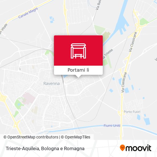 Mappa Trieste-Aquileia