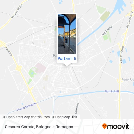 Mappa Cesarea-Carraie