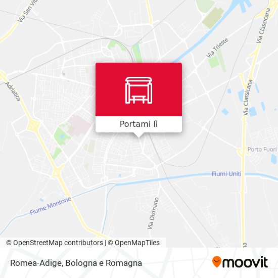 Mappa Romea-Adige