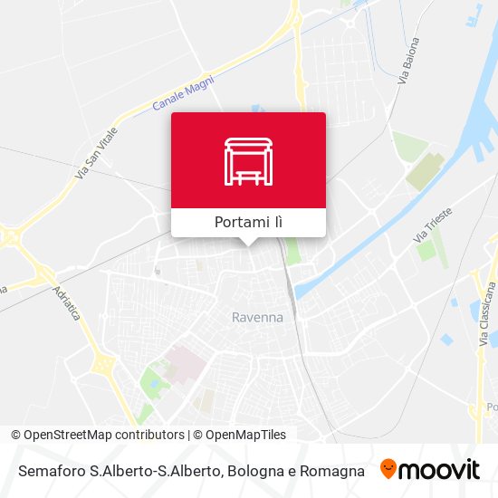 Mappa Semaforo S.Alberto-S.Alberto