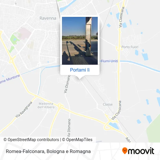 Mappa Romea-Falconara